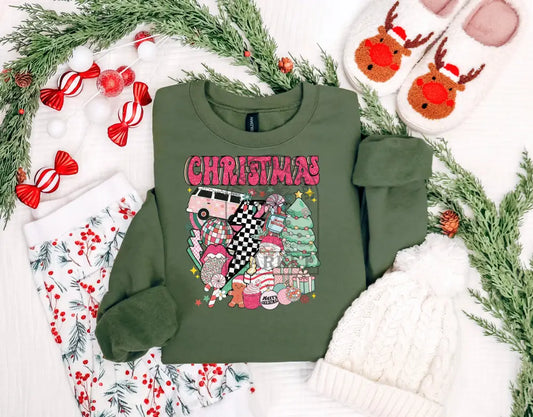 Christmas Collage Pink