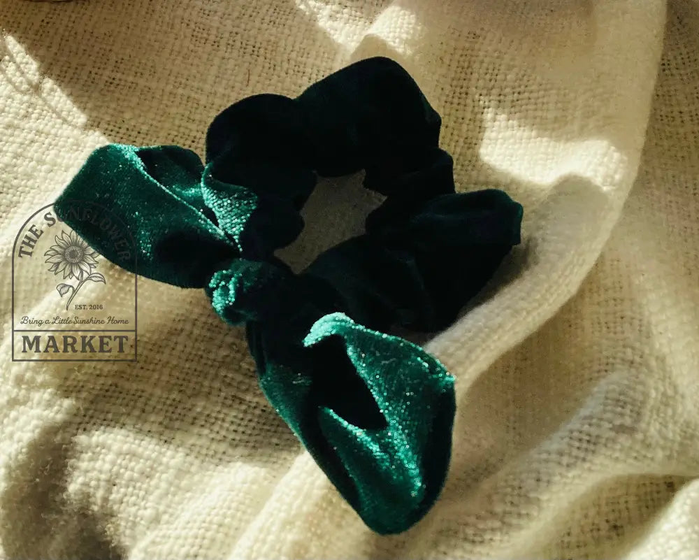 Christmas scrunchies - Green