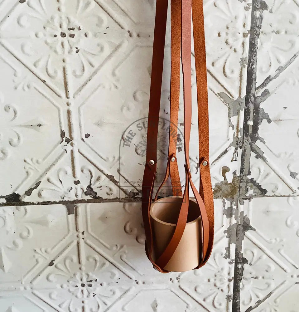 Decor - Leather Plant Hanger