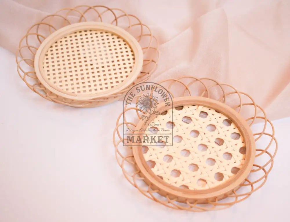 Decor - Rattan Coasters