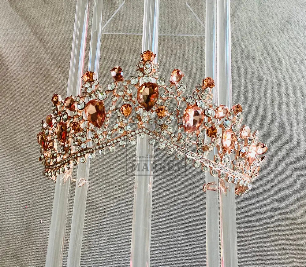 DL-4 Tiaras - Rose Gold and Silver