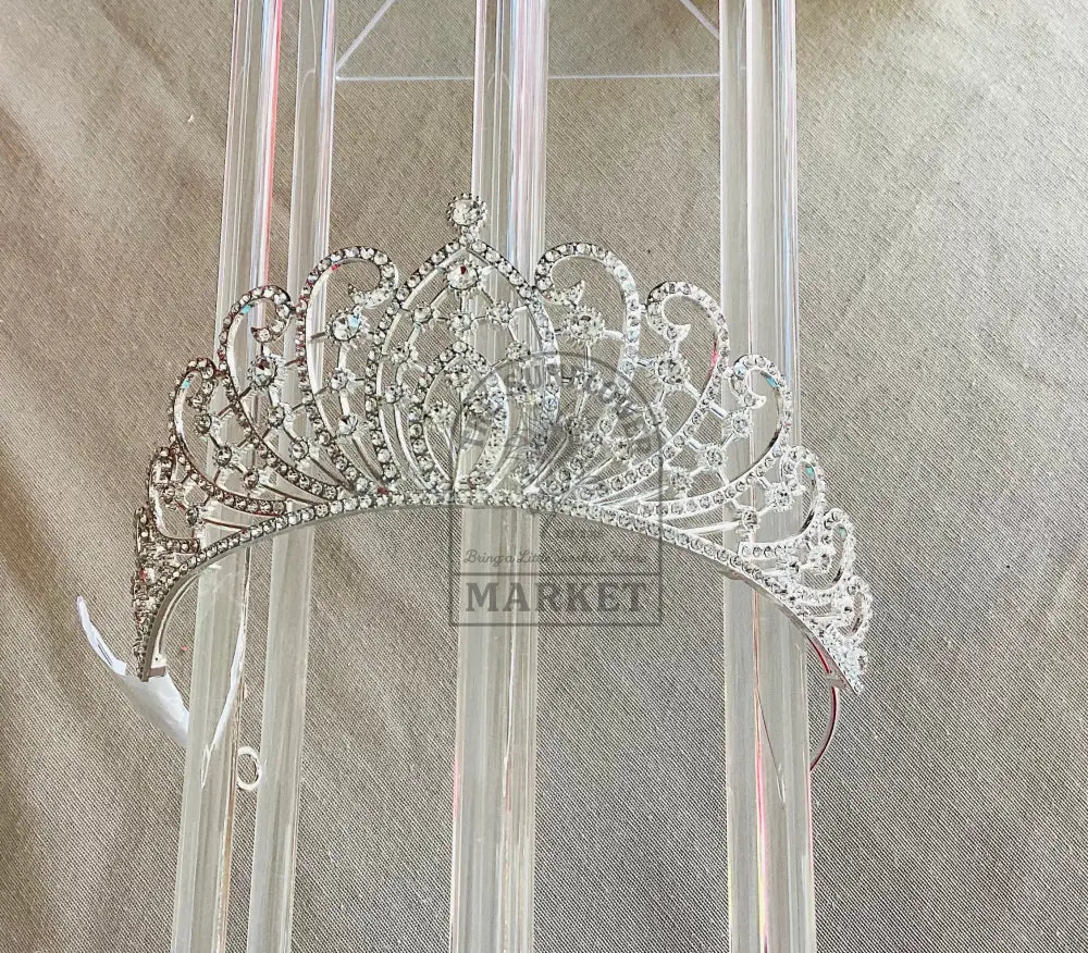 DL-4 Tiaras - Silver Curls