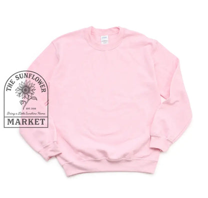 Roses Are Red - Small / Gildan Pink Crew