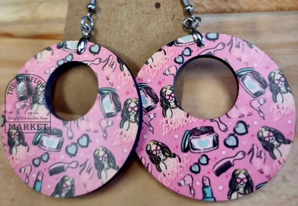 Earrings - Barbie