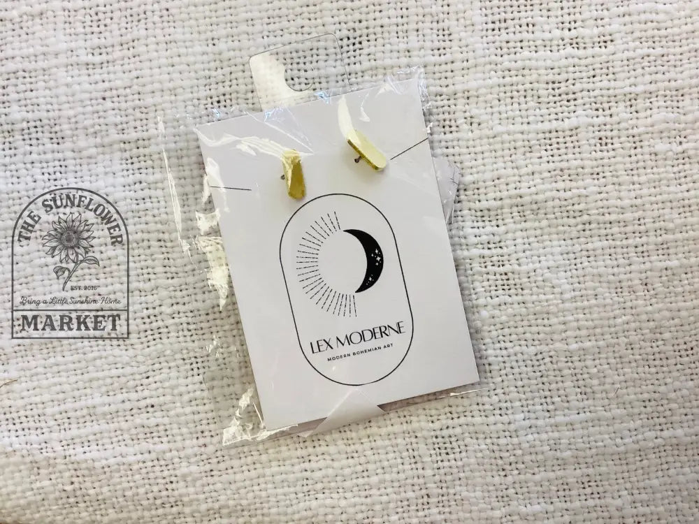 Earrings - Brass and SS Oval