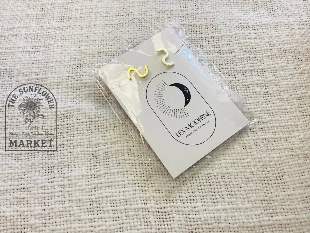 Earrings - Brass and SS sguiggle std