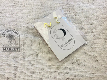 Earrings - Brass and SS sguiggle std