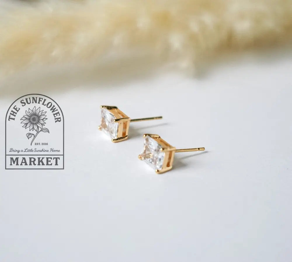Earrings - Cubic Zirconia Studs