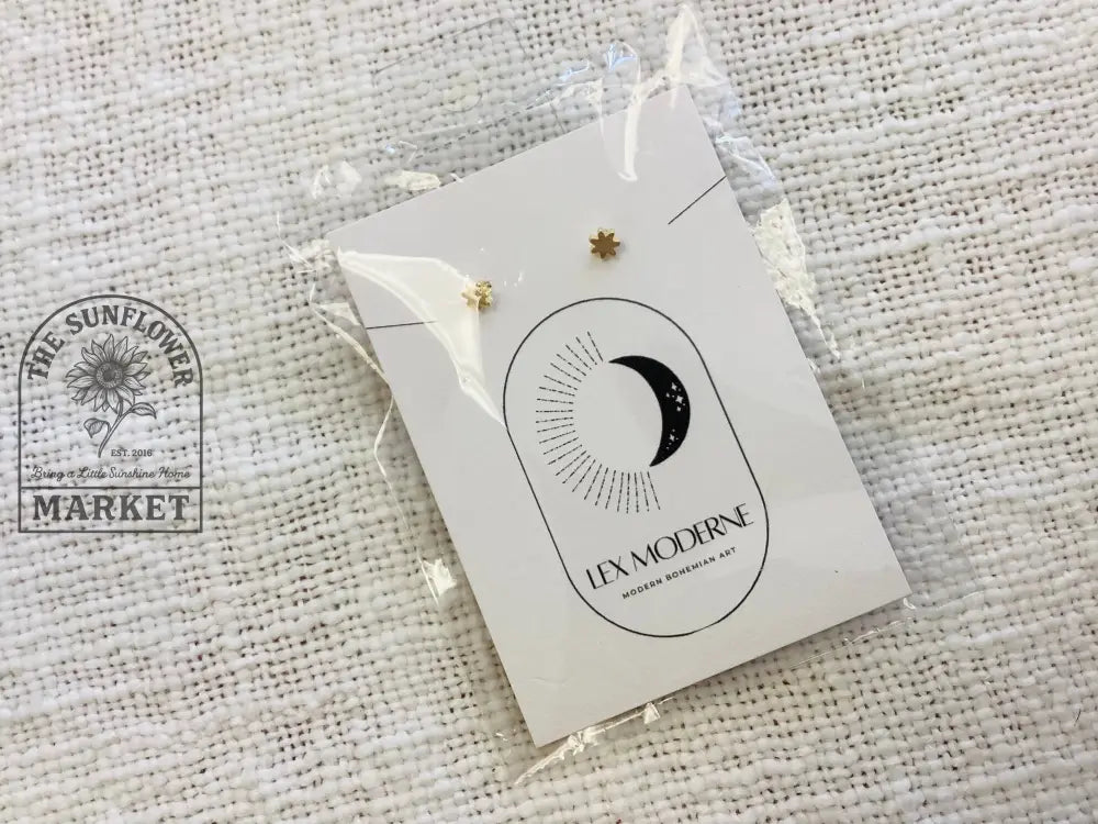 Earrings - Dainty Gold Plated star