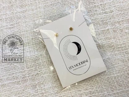 Earrings - Dainty Gold Plated star