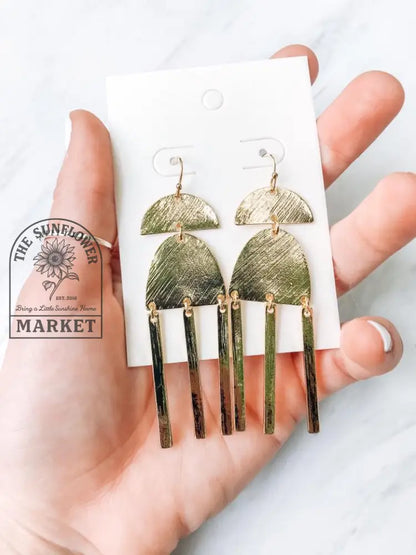 Earrings - Gold Geometric