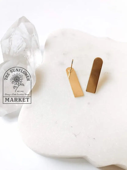 Earrings - Gold Plated mini Arch