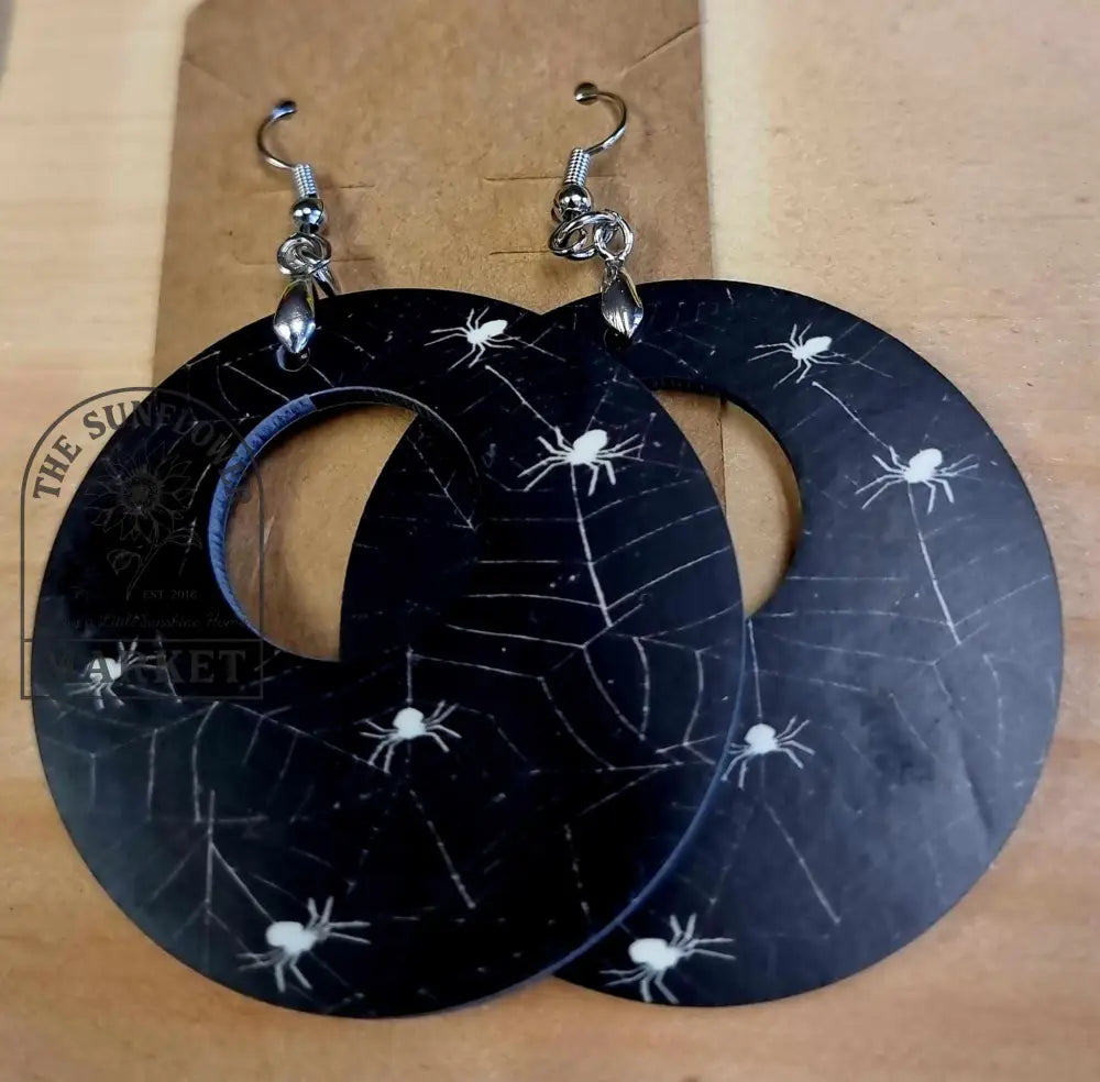Earrings - Spiderweb