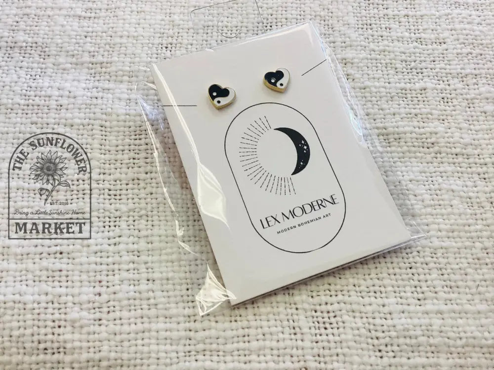 Earrings - SS Ying Yang Studs