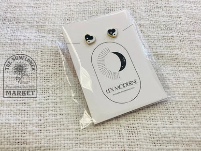 Earrings - SS Ying Yang Studs