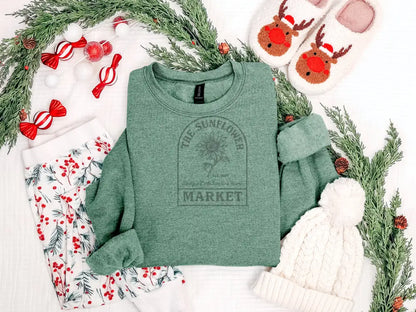 Ugly Sweater YW - Small / Heather Sport Dark Green Crew