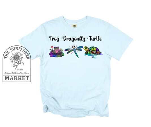 Frog Dragonfly Turtle