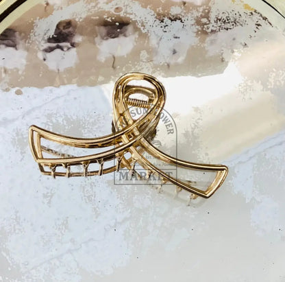 Gold Claw Clip - Fancy