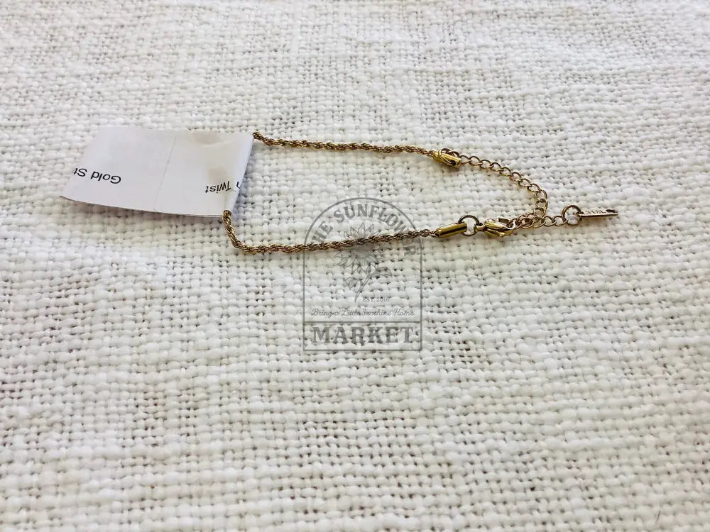 Gold Stainless Steel Bracelet