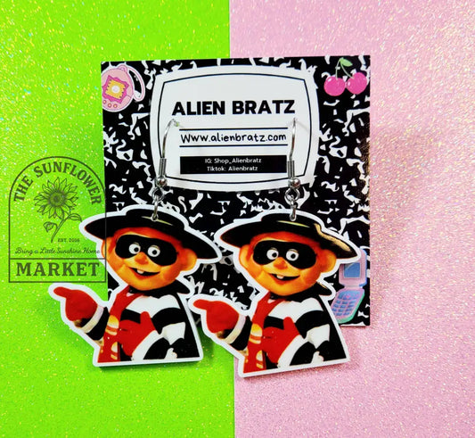 Hamburger Earrings - shopthemarket