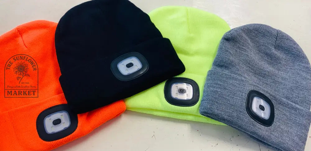 Hats - Beanie w/light yellow