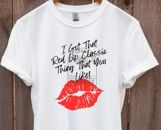 I Got That Red Lip Classic Thing You Like