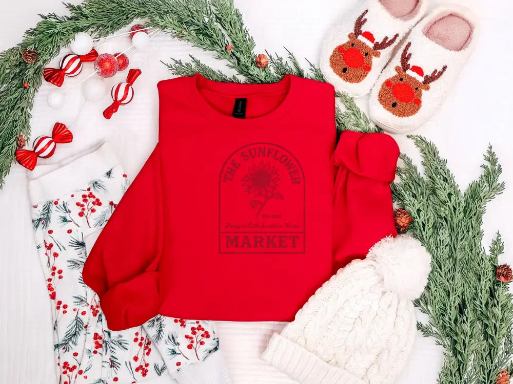 Ugly Sweater YW - Small / Red Crew