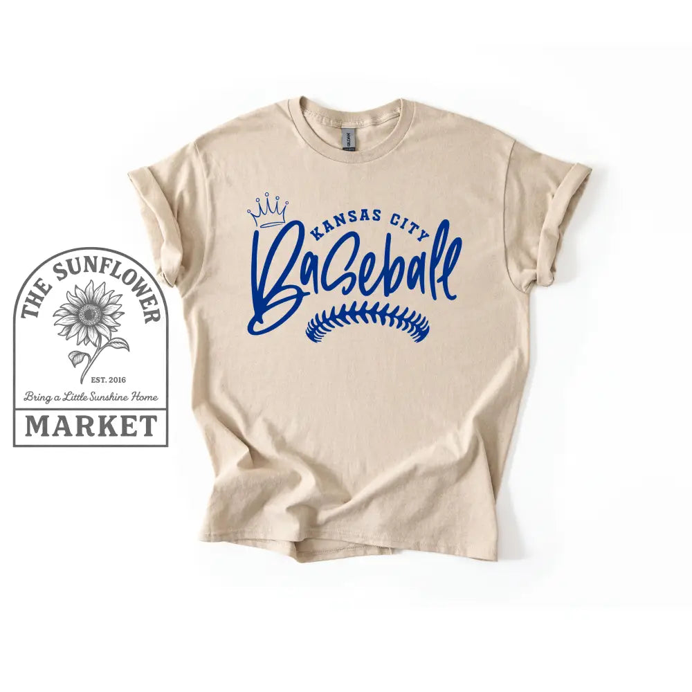 Kansas City Baseball Crown Blue