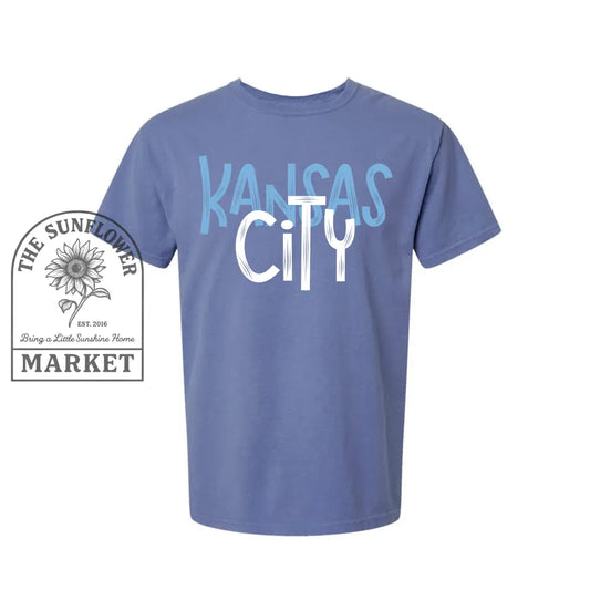 Kansas City Light Blue and White