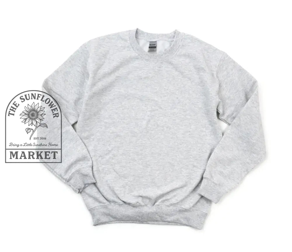 Kansas City Navy Check - Small / Sport Grey Crew