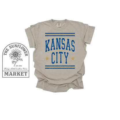 Kansas City Vintage Stars Blue Oversized