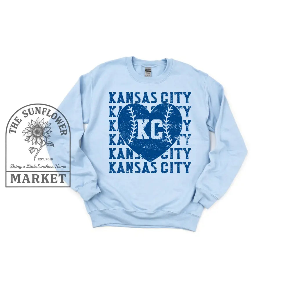 KC Baseball Heart Repeat