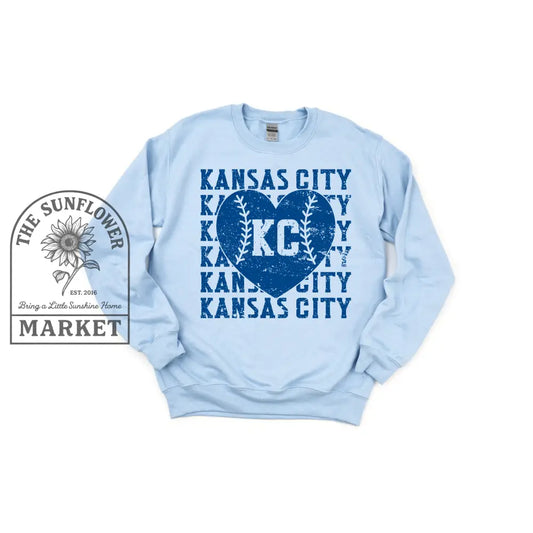 KC Baseball Heart Repeat