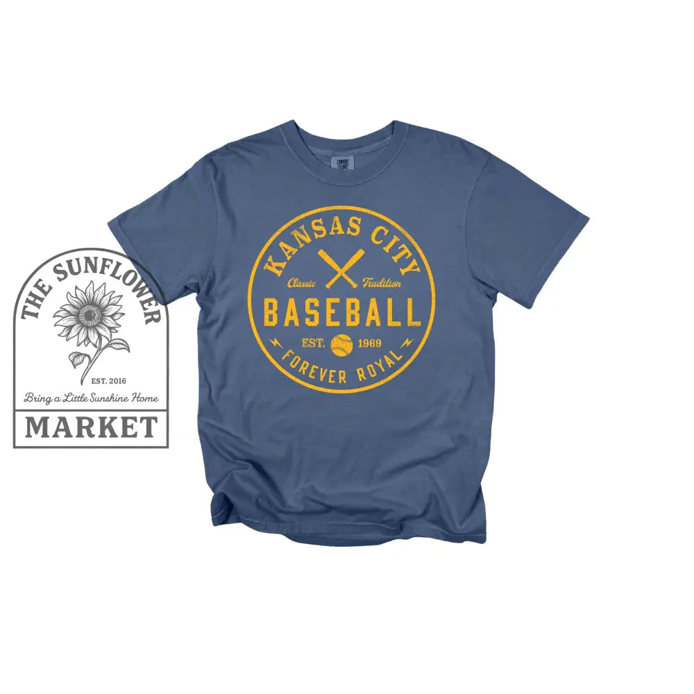 KC Baseball Vintage Circle