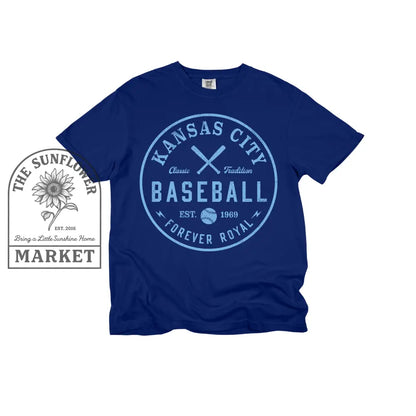 KC Baseball Vintage Circle