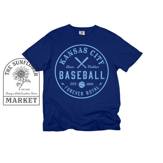 KC Baseball Vintage Circle