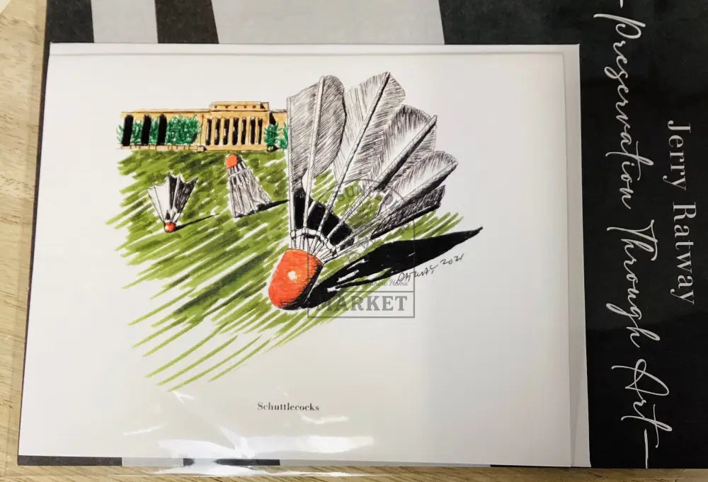 KC cards - Shuttlecock