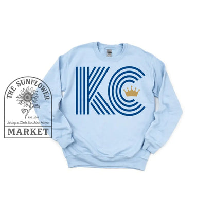 KC Crown Lines Blue
