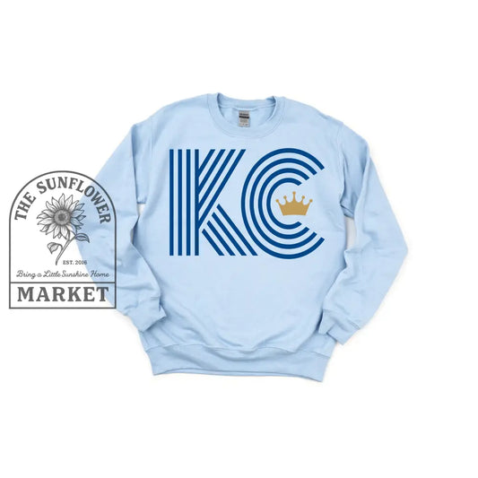 KC Crown Lines Blue