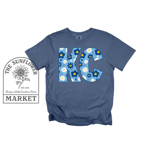 KC Light Blue Daisies