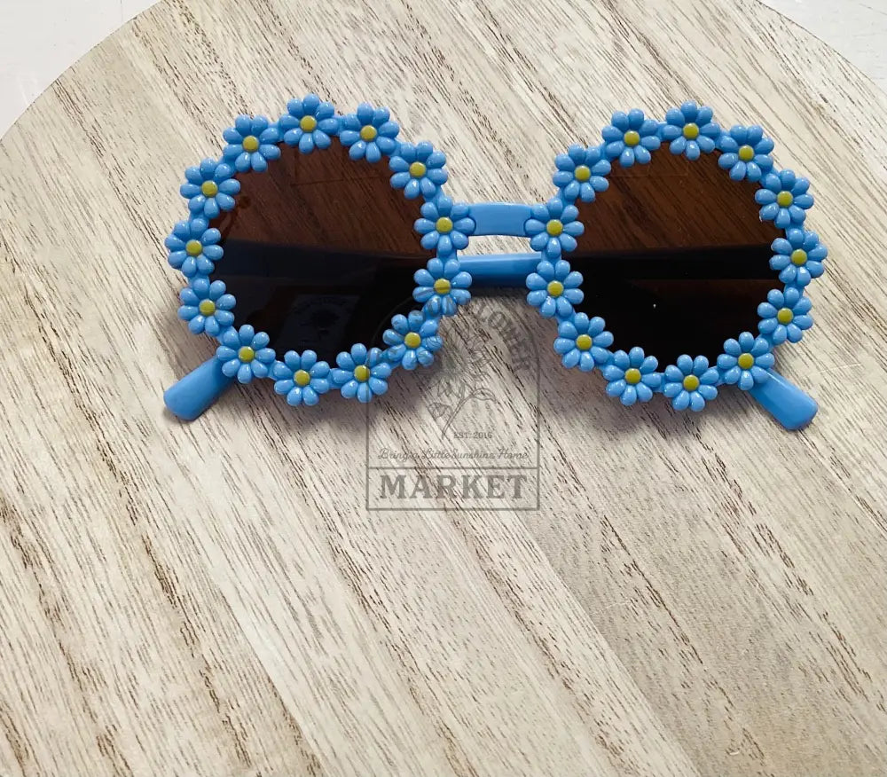 Kids Sunglasses - Blue Daisy