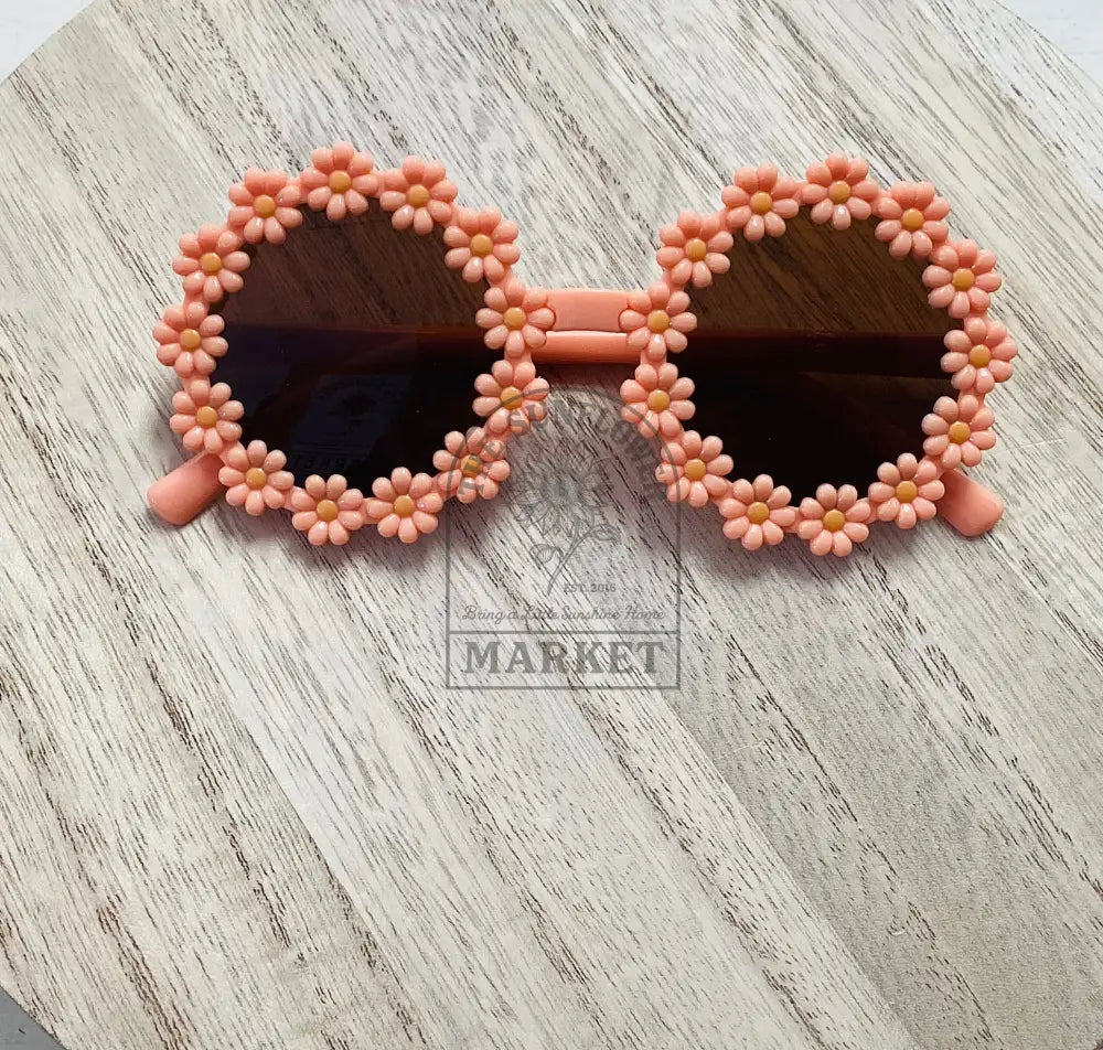 Kids Sunglasses - Coral Daisy