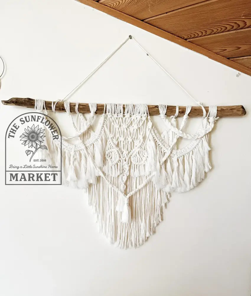 Macrame - Large Beige Driftwood