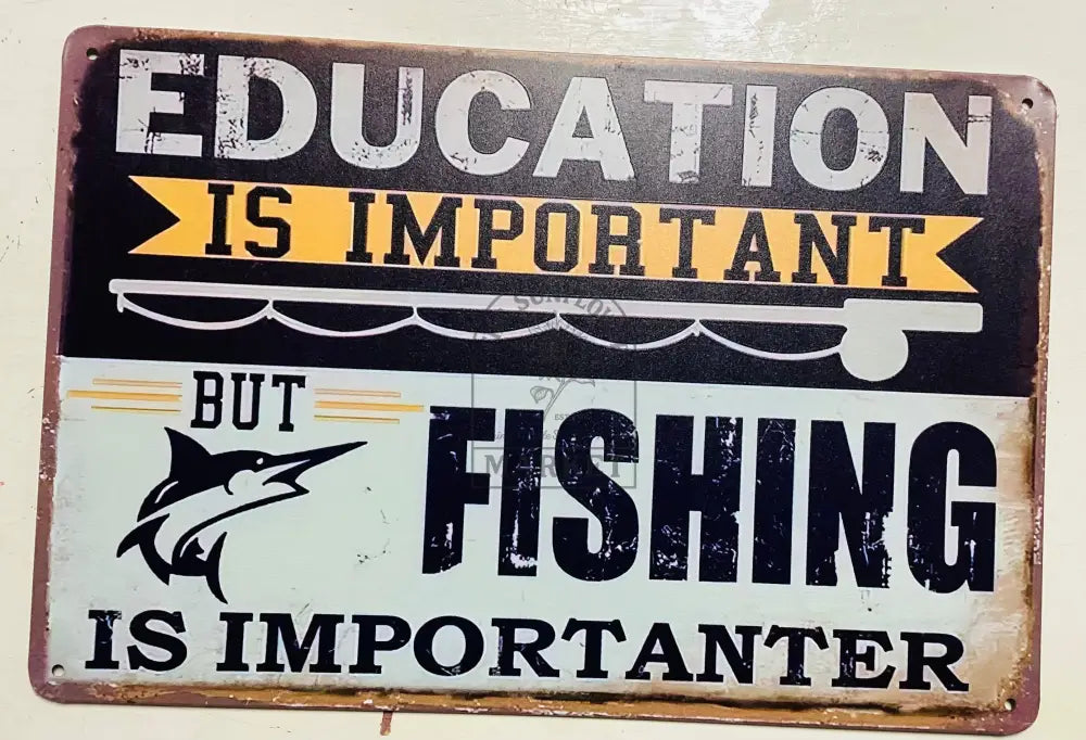 Metal signs - Fishing
