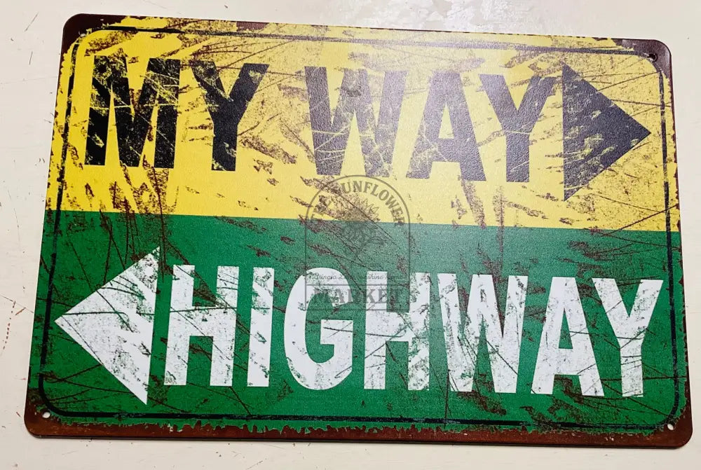Metal signs - My Way
