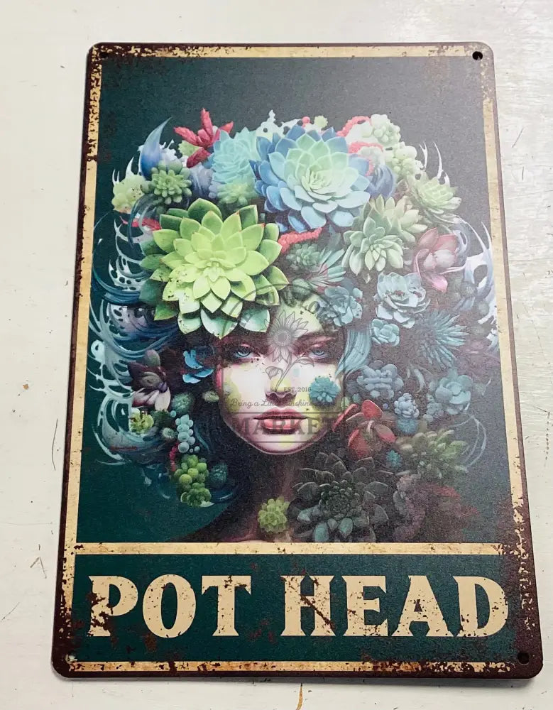 Metal signs - Pot Head