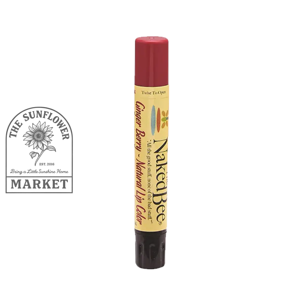 Naked Bee Shimmering Lip Color - Ginger berry