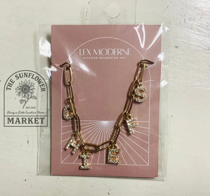 Necklace - SS Gold CZ Chiefs