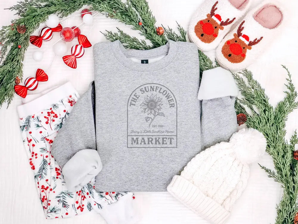 Ugly Sweater YW - Small / Sport Grey Crew