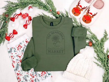 Ugly Sweater YW - Small / Military Green Crew